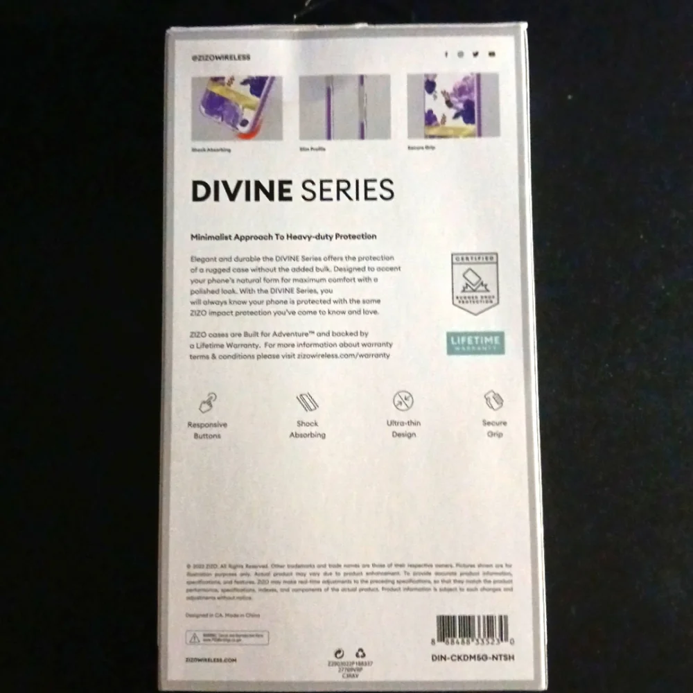 Cricket Dream 5G ZIZO DIVINE Series Phone Case, NWT